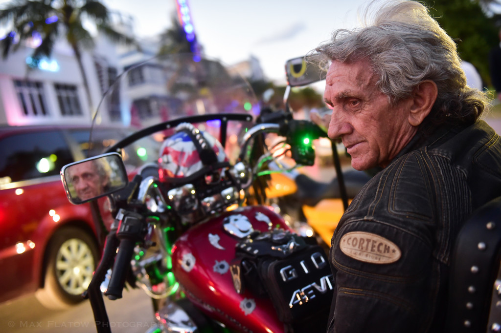 Motorcyclist, South Beach, Miami